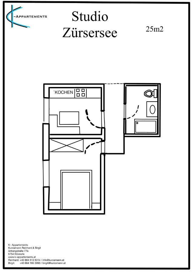 K-Appartements Klosterle Экстерьер фото