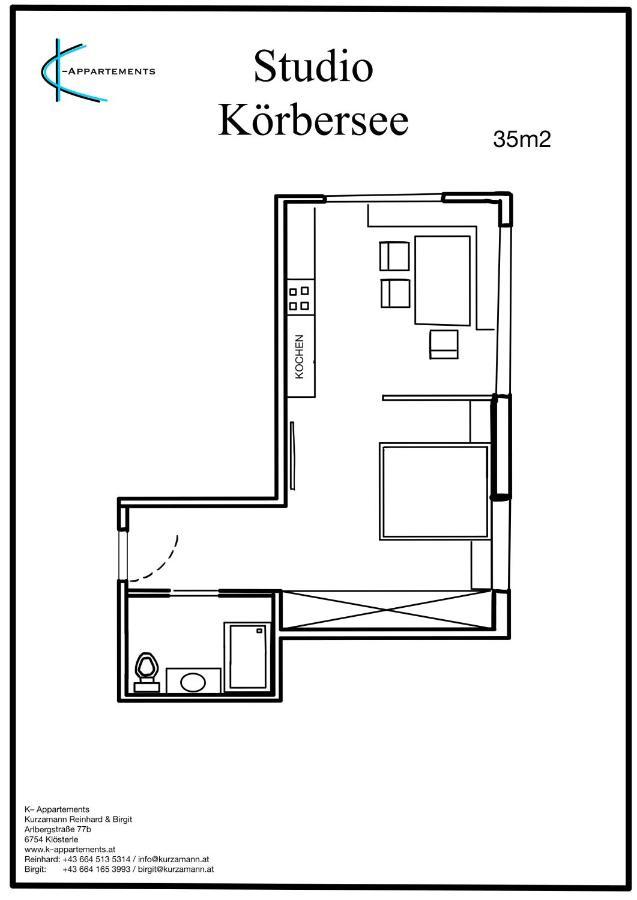 K-Appartements Klosterle Экстерьер фото